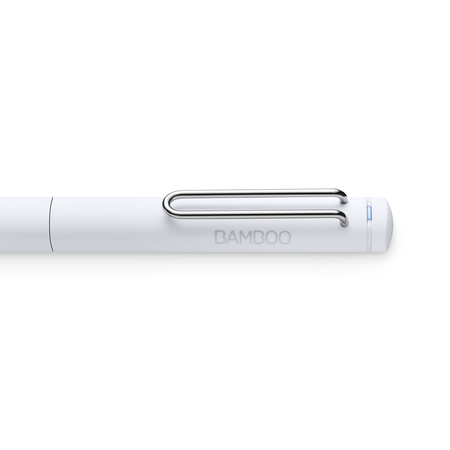 Wacom Bamboo Fineline Smart Stylus (3rd Generation) in White / Active Touch Pen for Apple iOS Touchscreen Input Devices like iPhone or iPad