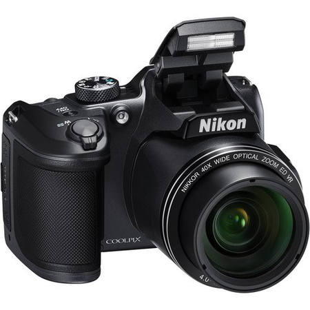 Nikon COOLPIX B500 Digital Camera Black (26506) USA - Full Accessory Basic Bundle Package Deal