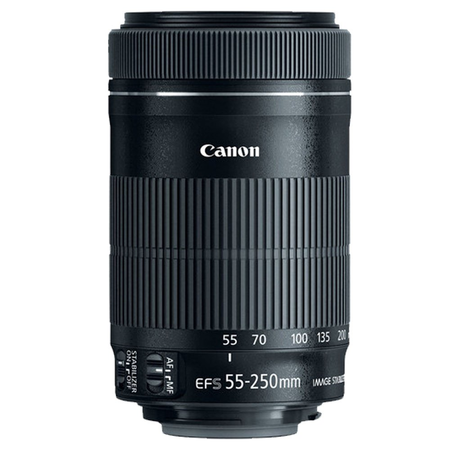 Canon EOS Rebel T7i Digital SLR Camera + EF-S 18-55mm IS STM Lens + EF-S 55-250mm IS STM Lens + Wide Angle Lens & 2x Telephoto Lens + 64GB Memory Card + Flexible Tripod + Complete Accessory Bundle