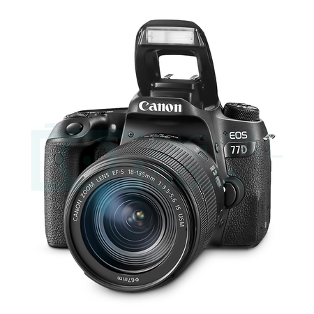 Canon EOS 77D DSLR Camera with 18-135mm USM Lens w/ Advanced Photo and Travel Bundle