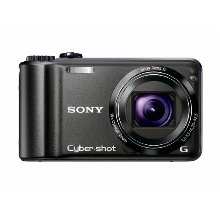 Sony Cyber-shot DSC-H55 14.1MP Digital Camera with 10x Wide Angle Optical Zoom with SteadyShot Image Stabilization and 3.0 inch LCD (Black)