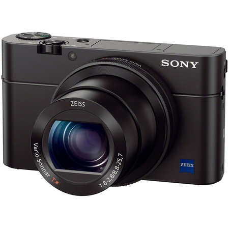 Sony Cyber-shot DSC-RX100 III 20.2 MP Digital Camera - Black + 64GB SDXC Memory Dual Battery Kit + Accessory Bundle