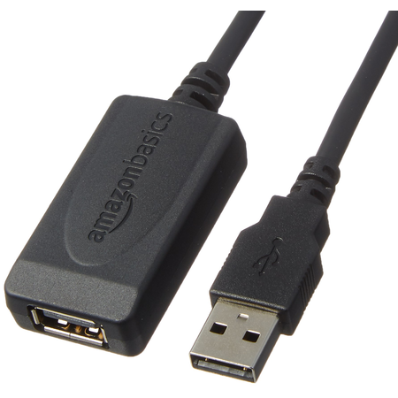 AmazonBasics USB 2.0 Active Extension Cable Type A-Male to A-Female - 32 Feet (9.75 Meters)
