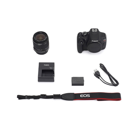 Canon EOS Rebel T6i Digital SLR w/ EF-S 18-55mm f/3.5-5.6 IS STM Lens + 58mm Wide Angle Lens + 58mm Telephoto Lens + Flash + 32GB SDHC Memory Card + 3pc Filter Kit + Wireless Remote Control + Bundle