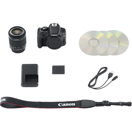 Canon EOS Rebel SL1 Digital SLR with 18-55mm STM Lens (Certified Refurbished)