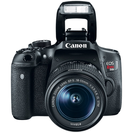 Canon EOS Rebel T6i Digital SLR Camera Wifi + EF-S 18-55mm IS & Sigma 70-300mm Lens Kit + Accessory Bundle 64GB SDXC Memory + DSLR Photo Bag + Wide Angle Lens + 2x Telephoto Lens +Flash+Remote+Tripod