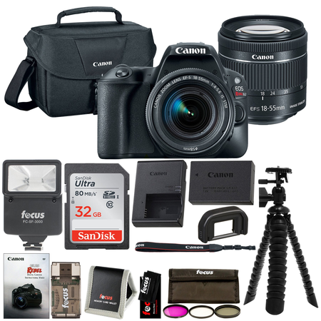 Máy ảnh Canon EOS Rebel SL2 SLR Camera Lens & Accessory Bundle (Premium Bundle)