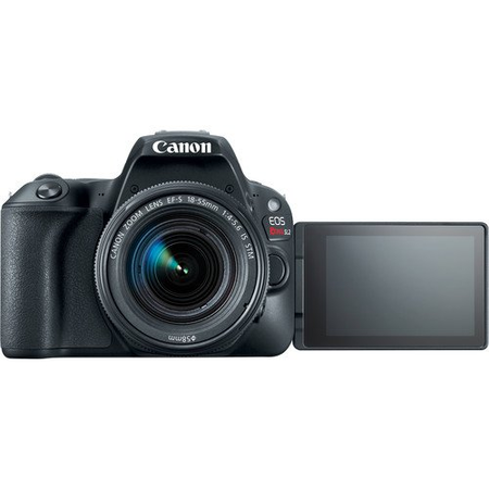 Canon EOS Rebel SL2 DSLR Camera w/ 18-55mm Lens + 2 x 32GB Card + Basic Photo Accessory Bundle