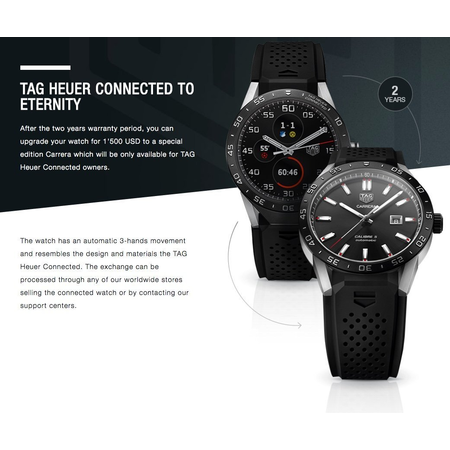 Đồng hồ TAG Heuer CONNECTED Luxury Smart Watch (Android/iPhone) (Brown Leather)