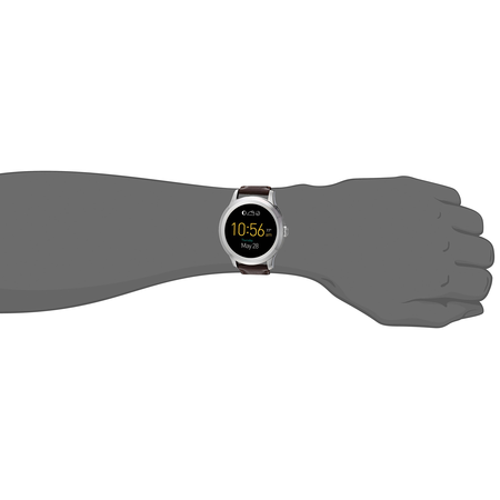 Fossil Q Founder Gen 2 Dark Brown Leather Touchscreen Smartwatch FTW2119