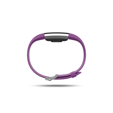 Fitbit Charge 2 Heart Rate + Fitness Wristband, Plum, Large (US Version)