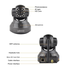 UOKOO Pan/Tilt/Zoom Wireless IP Security Surveillance Camera System 720p HD Night Vision Remote Viewing Black C7837