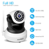 AKASO IP Security Wifi Camera 2.4GHz & 1080P Wireless Video Surveillance Monitor Home Indoor Webcam, 1920 ×1080, Pan/Tilt, Night Vision, Two Way Audio, SD Card Slot ( IP2M-903 )