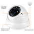 Hykamic Analog CCTV Camera HD 1080P 4-in-1 (TVI/AHD/CVI/CVBS) Security Dome Camera, 2.8mm-12mm Varifocal Lens, True Day & Night Monitoring IP66 (White)
