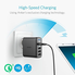 Anker Quick Charge 3.0 43.5W 4-Port USB Wall Charger, PowerPort Speed 4 for Galaxy S7/S6/edge/edge+, Note 4/5, LG G4/G5, HTC One M8/M9/A9, Nexus 6, with PowerIQ for iPhone X / 8 / 7 , iPad, and More