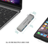 Cáp chuyển đổi đa năng USB-C Hub Type C 5 trong 1 cho Macbook hiệu ANNBOS - USA.(Silver)