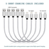 AnnBos Charging Station 5 Port Cell Phone usb Hub Charger Dock Station