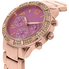 Đồng hồ Guess U0141L7 Women's Rose Gold Tone Swarovski Pink Dial Chronograph Watch