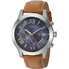 Đồng hồ GUESS Men's Stainless Steel Leather Casual Watch, Color: Brown (Model: U0669G3)