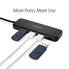 Spigen Essential F100 4-Port Ultra Slim USB 2.0 Gen 1 Hub - Retail Packaged