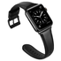 Dây da ANNBOS  cho đồng hồ Apple Watch Band 42mm 44mm,Sport and Edition, Black Band