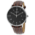 Akribos XXIV Black Dial Brown Leather Men's Watch AK715SSB