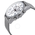 Akribos XXIV Silver Dial Stainless Steel Chronograph Men's Watch AK813SS