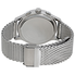 Akribos XXIV Silver-tone Stainless Steel Men's Watch AK719SSB