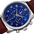Akribos XXIV Chronograph Blue Dial Men's Watch AK1004SSBR
