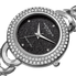 Akribos XXIV Diamond Black Dial Ladies Watch AK1050SSBK