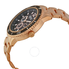 August Steiner Multi-Function Black Dial Rose Gold-Tone Men's Watch AS8059RG