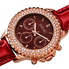 August Steiner Diamond Red Dial Ladies Watch AS8267RD