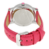 Bertha Gisele Toucan Mother of Pearl Steel Case Pink Leather Strap Ladies Watch BR4401