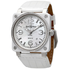Bell and Ross White Ceramic Diamond Mother of Pearl Unisex Watch BR0392-WH-C-D-SCA BR0392-WH-C-D/SCA