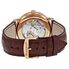 Blancpain Villeret Silver Dial 18kt Rose Gold Brown Leather Men's Watch 6606-3642-55B