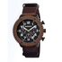 Breed Decker Chronograph Black Dial Brown Nylon Men's Watch 1503
