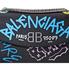Balenciaga Graffiti Printed Crossbody Bag- Black/Blue 5169210OTAN-8486