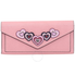 Coach Ladies Continental Wallet Leather Dusty Pink Hrt App 29985 BPDRO