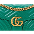 Gucci Ladies Shoulder Bag Gg Marmont Green Gu Nmnt Small Sb Apolo Trap 443497 DTDIT 3120