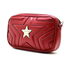 Stella Mccartney Ladies Flat Crossbody bag Stella Star Red Bum Bag Stella Star Alter 529309 W8214 6568