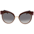 Marc Jacobs Dark Gray Gradient Cat Eye Ladies Sunglasses MARC101S0DDB66