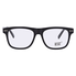 Montblanc Shiny Black Men's Rectangle Eyeglasses MB0704 001 54 MB0704  001 54