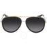Gucci Grey Gradient Aviator Ladies Sunglasses GG0062S 007 57 GG0062S 007 57