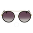 Gucci Round Grey Gradient Sunglasses GG0061S 001 56