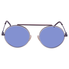 Fendi Fendi Everyday Fendi Blue Round Men's Sunglasses FFM0025SMETKU54 FFM0025SMETKU54
