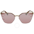 Prada Prada Pink Mirror Silver Gradient Cat Eye Ladies Sunglasses PR 68TS ZVN436 63 PR 68TS ZVN436 63