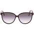 Fendi Fendi F is Fendi Grey Shaded Butterfly Ladies Sunglasses FF0345S0T79O59 FF0345S0T79O59