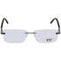Montblanc Shiny Palladium Black Men's Eyeglasses MB067901656