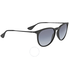 Ray Ban Ray-Ban Erika Rubberized Black Frame -Gray Gradient Lens 54mm Round Ladies Sunglasses RB4171 622/8G 54-10