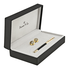 Picasso and Co Gold Plated Ballpoint Pen and Cufflink Set PST903FLGB